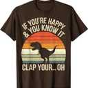 T Rex Dinosaur Meme Funny Dino Gifts for Men Women Boy Kid T-Shirt, S