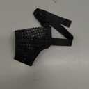 Mayerzon Dog Muzzle, Soft Mesh Muzzles for Small Medium Large Dogs Chihuahua Poodle Husky Labrador Retriever, Breathable Dog Mouth Guard for Biting Chewing Grooming, Allow Panting Drinking(XS, Black) (XS-Snout (5-6))