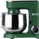 Kitchen in the Box Stand Mixer, 900W 8.5 QT Kitchen Electric Mixer, 10-Speed Large Capacity Tilt-head Food Mixer with Dough Hook, Wire Whip, Flat Beater & Splash Guard (Green)