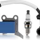 A411001710 Ignition Coils AH262 with Spark Plug Fit for Echo for Shindaiwa Trimmer SRM-2620U, PPT-2620, ID#A10073, A411001791