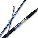Fiblink 2-Piece Saltwater Spinning Fishing Rod Offshore Graphite Portable Fishing Rod, 7' Heavy
