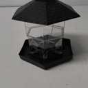 Bird Feeders for Outdoors Hanging Bird Feeder Wild Birds Seed, Black