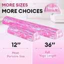 Yes4All EVA Firm Foam Roller for Stretching, Half Yoga Back Roller for Muscle Massage for Pilates, Yoga, Balance & Core Exercises - 12/36 inches
