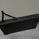 JSAUX 4K@120Hz Docking Station and 100W Charger Compatible with ROG Ally X/Steam Deck OLED/Legion Go (S), 6-in-1 Dock with HDMI 2.1, Gigabit Ethernet, 3 USB 3.0 and 100W Charge-HB0603