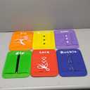 Dress Learning Boards Preschool Early Educational to Basic Life Skills Dress Learning Boards Learn to Button,Buckle,Zip,Snap,Lace & Tie