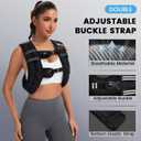 Weighted Vest Woman - 6lb/8lb/12lb/16lb/20lb/25lb/30lb Womens Weight Vest for Walking, Strength Training Weight Vests for Men, Reflective Stripe Fitness Vest for Workout Running Jogging