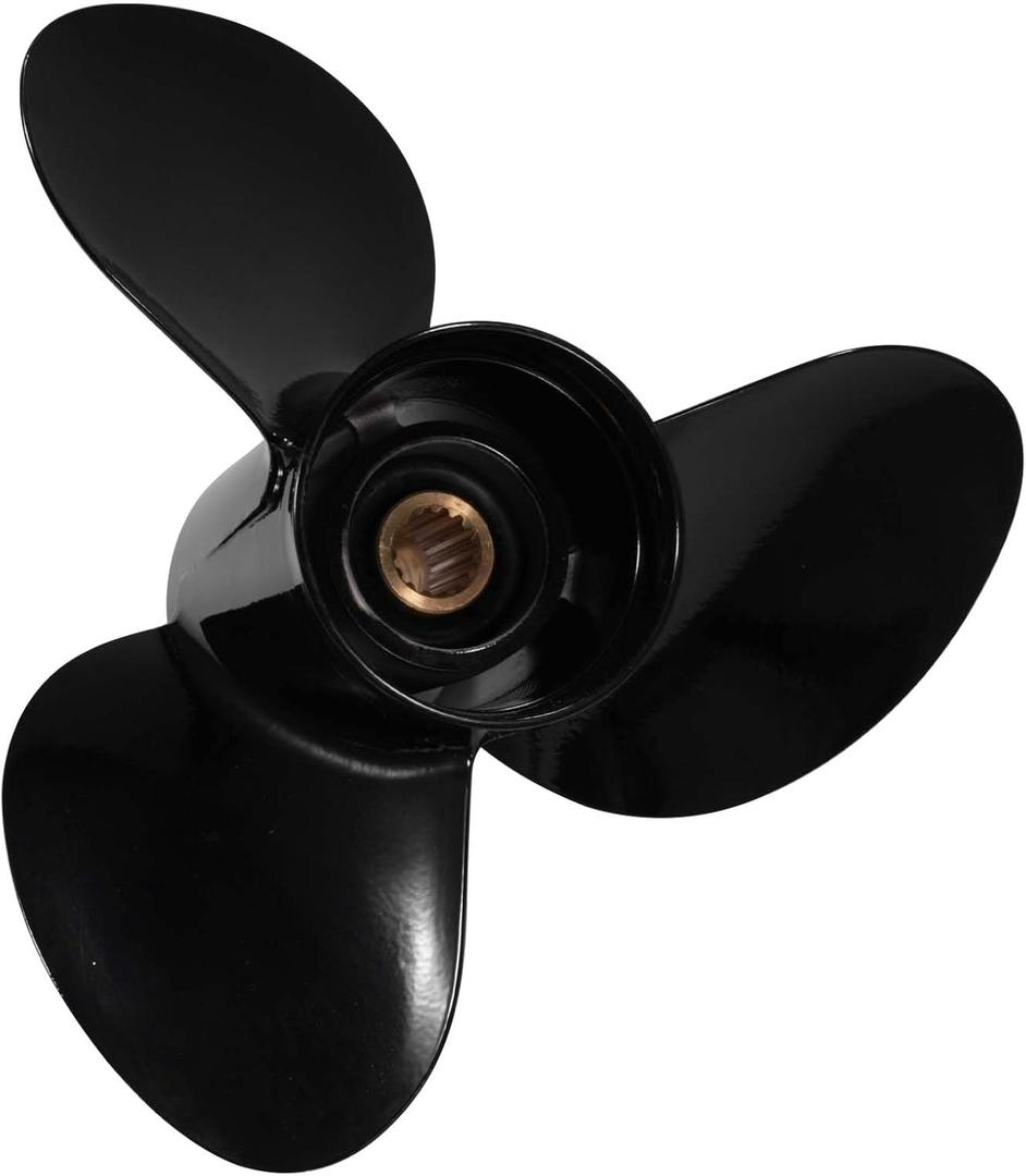 13 1/4x17 Boat Propeller Aluminum Prop fit Suzuki Outboard Motos DF70/80/90/100/115/140HP, 3 Blades15 Spline Tooth,OEM Parts 