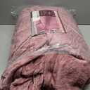 Elegant Comfort Luxuriously Soft 4-Piece Velvet Plush Flannel Sheet Set - Premium Quality - Cozy Warm, Anti-Static, Non Pilling Fuzzy Velvet Flannel Fleece Deep Pocket Sheet Set - Twin XL, Rose