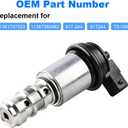 4PCS Engine Variable Valve Timing (VVT) Solenoid Actuator Compatible with BMW 545I 550I 645CI 650I 745I 745LI 750I 750LI 760I 760LI Alpina B7 X5 Replacement for 11361707323