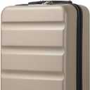 Kono Carry On Luggage 22x14x9 Airline Approved Lightweight Small Travel Suitcase with Spinner Wheels Hard Shell TSA Carry-On Gold