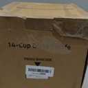 14-Cup Glass Replacement Coffee Carafe Compatible with Cuisinart Coffee Maker Models DCC-2200, DCC-2600, DCC-2800, DCC-3200, and DCC-3200P1, Coffee Pot Decanter Pitcher, Black Handle