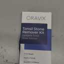 ORAVIX Tonsil Stone Remover - Tonsil Stone Removal Kit - Tonsillolith Remover Tool - Tonsil Cleaner - Fight Bad Breath - Tonsil Stone Removal Tool - Oral Irrigator - Tongue Scraper - 7 Pieces