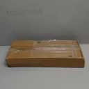 VITVITI Toilet Paper Holder with Shelf, Wall Mounted Toilet Paper Storage Basket, Wood Metal Toilet Roll and Wipes Holder for Bathroom Farmhouse (White)