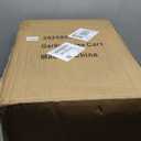 Garden Hose Reel Cart for Outside, Water Hose Holder with Rewind Handle, Includes 100ft Hose and 5ft Leader Hose, Nozzle