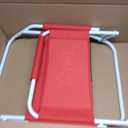 Coca Cola Low Beach Chair, Portable Folding Chair for Outdoor Use, Beach, Sand, Camping & Backyard