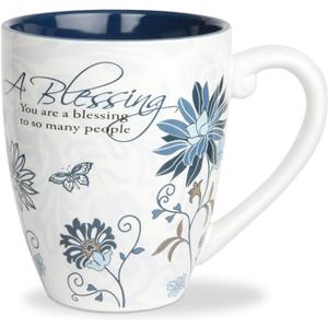 Pavilion Gift Company Blessing Ceramic Mug, 17-Ounce, Mark My Words,Multicolored
