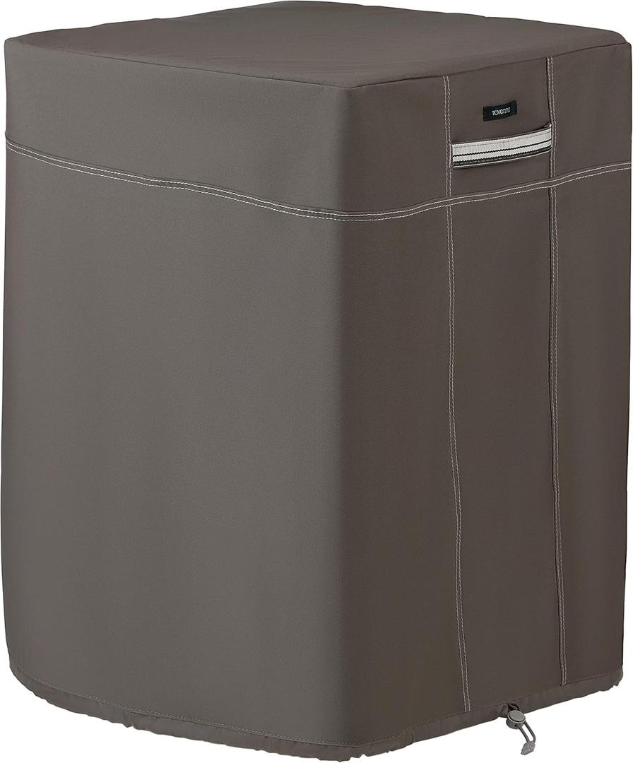 Classic Accessories Ravenna Water-Resistant 20 Inch Fire Column Cover, Patio Furniture Covers