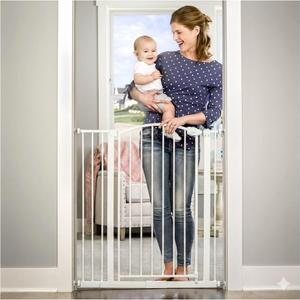 Regalo 36" Extra Tall Home Accent Arch Baby Gate for Doorways & Bottom of Stairs, Pressure Mount for Babies, Toddlers & Pets, Ages 6-24 Months, Tested & Safe, White