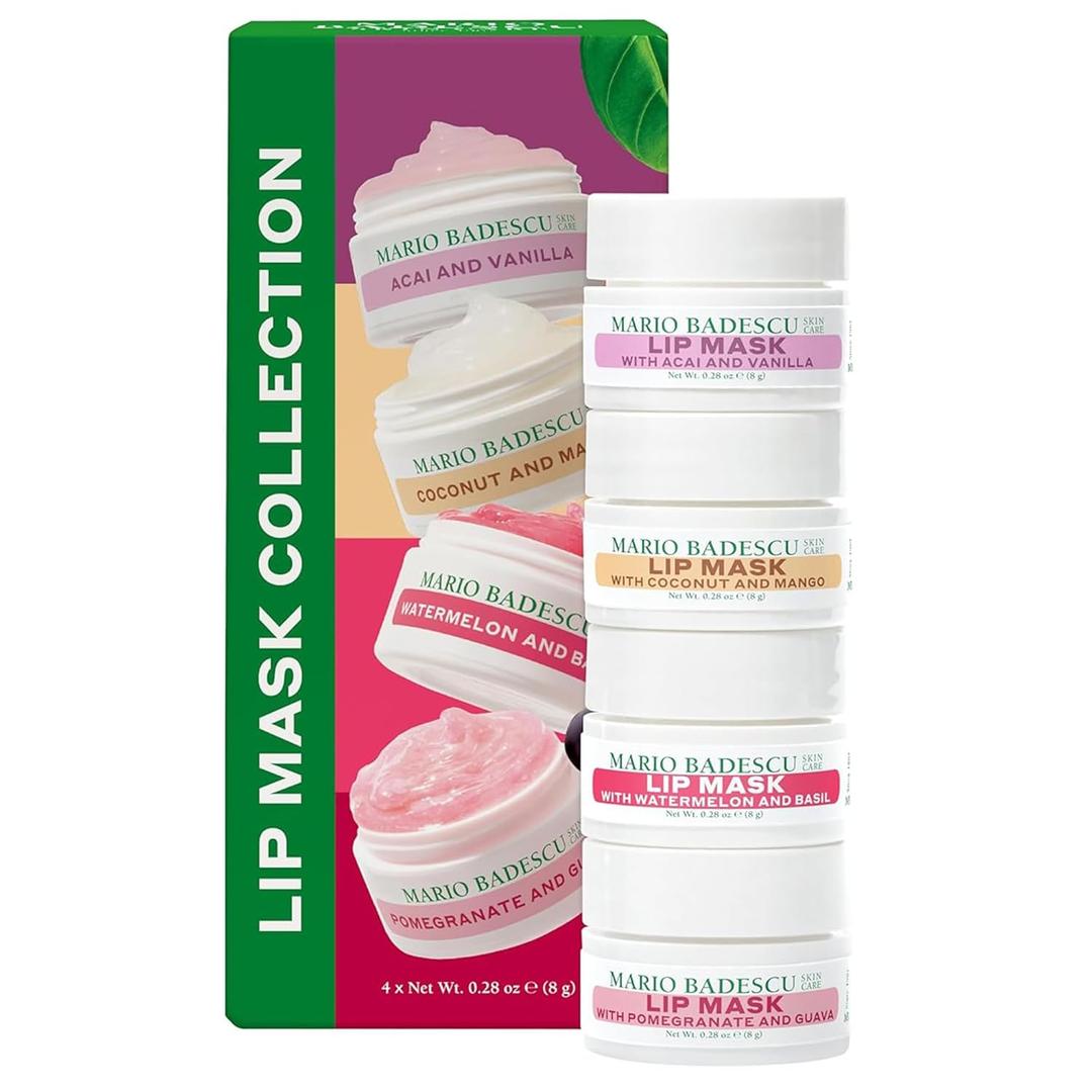 Mario Badescu Lip Mask, Overnight Lip Treatment Enriched With Skin Softening Coconut Oil and Hydrating Shea Butter