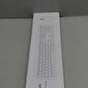 seenda Bluetooth Keyboard and Mouse, COE300 Wireless Keyboard Mouse Combo, 3 Multi-Device Connection Full Size Ultra-Slim Keyboard with Number Pad for Windows/Mac,White & Silver