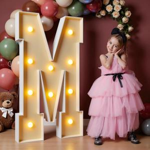 imprsv 4FT Light Up Letters, Large Letters for Birthday Party Decor, Wedding Decorations, Arch Kit