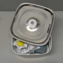 Veken Innovation Award Winner Stainless Steel Cat Water Fountain, 95oz/2.8L Automatic Pet Fountain Dog Water Dispenser with Replacement Filters & Silicone Mat, Gifts for Christmas, Cats, Dogs (Silver)