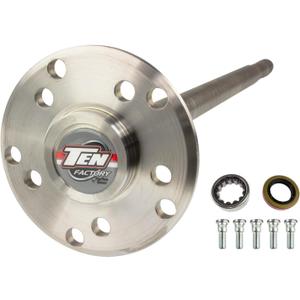 TEN Factory MG31116 Bolt Pattern Spline Drive Axle Shaft Assembly for Chrysler 8.25, 27-Spline, 29.75" Length, 5x4.5 Bolt Pattern Fits Jeep Cherokee XJ Differential, Includes Bearings, Seals & Studs