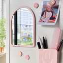 KEYDUACU 10 pcs - Locker Accessories, Locker Decorations Including Mirrors, whiteboards, Magnets and organizing Supplies. Ideal for Back-to-School Essentials and The Office (11 Pcs - Pink)