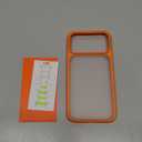 TORRAS Shockproof for iPhone 17 Pro Max Case with Camera Control Button, [12FT Military Grade Drop Protection] Enhanced Grip & Soft Touch Translucent 17 Pro Max Case with DIY Buttons, Neon Orange