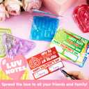 2 x JOYIN 24 Pcs Valentine's Day Sensory Fidget Squeeze Maze Toy with Tags, Water-Filled Sensory Fidget Mazes in 6 Shapes, Calming Toys for Kids Classroom Activity Prize Goodie Bag Stuffers Party Favor