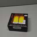 2PCS LED Flame Light, USB Rechargeable Flame Lamp with Remote & Timer, Waterproof Dimmable Flameless Candles Light for Home Party Garden Camping Halloween Christmas Decoration