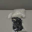 Lallisa 200 Pcs 2 ml Glass Vials with Screw Black Caps Plastic Stoppers, Leak-proof Clear Small Sample Vials Bulk for Essential Oils, Holy Water, Medical Specimens, DIY Crafts, Travel Containers