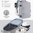coofay Vacuum Backpack Travel with Pump Vacpack Travel Backpack with Vacuum System Mochila de Viaje Compresion al Vacio Easyvacpack Airbag Backpacks for Traveling Carry on Luggage