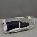 Lush Decor Alexander Color Block Light Filtering Window Curtain Panel Pair, 52"W x 84"L, Black & Gray