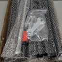 Clothing Rack, 55.51 Inch Heavy Duty Clothes Rack Rolling Garment Rack with Wheels and Bottom Shelf, 130LB Capacity Clothes Racks for Hanging Clothes, Coats, Shirts, Sweaters, Skirts, Black (Single)