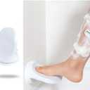 Shower Foot Rest for Shaving Legs with Strong Suction Cup Non-Slip Shower Step for Smooth Surface Bathroom Support Shaving Foot Rest Pedal
