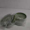 SUSTEAS Salad Spinner Large, Vegetables Wash Bowl, Fruits & Herb Lettuce Dryer with 5 Blade Slicer Egg Yolk Strainer Shredder for Efficient Salad Preparation and Food Washing, 4.25Qt