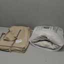 Grounding Sheet, 90% Organic Cotton + 10% Pure Silver Organic Fitted Grounded Sheet for Improved Sleep, Connected Earth Energy - Healthy Sleep Therapy (White, (60.5 * 80 * 15inch))