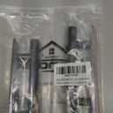 HOMOTEK 2 Pack Self-Adhesive Sliding Closet Door Handles Instant Self-Stick Cabinet Drawer Handles, Stick-On Kitchen Cabinet Pulls Furniture Handles- 5 Inch, No-Drill, Black