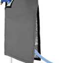 Outdoor Faucet Covers Freeze Heat Protector for Winter & Summer Reusable Insulated Waterproof Spigot Covers for Garden Lawn Faucets Sprinkler Systems and Yard Hydrant,25H x 13.5W,Grey