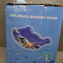 Inflatable Sensory Chair for Autistic Kids – Toddler Rocking Chair for Sensory Seeking, ADHD & Calming – Blow Up Crash Pad for Deep Pressure Therapy in Sensory Room, Birthday Gifts for Boys Girls