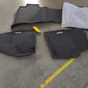 BaseLayer Floor Mats for RAM 1500/2500/3500 Crew Cab (2009-2018) & Ram 1500 Classic (2019-2024) - Made in USA - Premium All-Weather Mats – Front & Rear (Gray) with Vehicle OCD Center Console Organizer