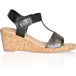 Avenue womens Sandal (Black) 8W