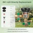 RK1-420 Repair Kit for Zurn Wilkins 420XL/420 Model 1" Pressure Vacuum Breaker (PVB) Freeze Repair Kit, Includes Seat, Float, Bonnet, Poppet, Relief Valve, O-Rings & Canopy