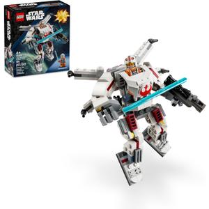 LEGO Star Wars Luke Skywalker X-Wing Mech, Buildable Star Wars Action Figure with Luke Skywalker Toy, Collectible Building Set for Kids, Creative Gift for Boys and Girls Ages 6 and Up, 75390