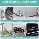 Crevice Cleaning BrushHard-Bristled Grout Brush2024 New Multifunctional Gap Cleaning Brush ToolDead Corners Brushes for Bathroom Kitchen Tiles Window Door Slots3pcs