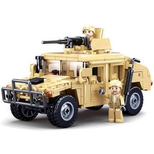 Military Vehicle Building Toy for Age 6 7 8 9 10 11 12+, Battle Brick, Compatible with Major Brand, Army Series Building Block with 2 Soldiers Figures (265 Pieces)