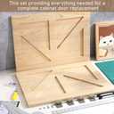 2 Set 16.25'' W X 22.5'' H Unfinished Pine Wood Cabinet Doors