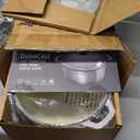 Mueller 6 Quart Enameled Cast Iron Dutch Oven, Heavy-Duty Casserole and Braiser Pan with Lid and Knob, Safe for All Cooktops (Gray)