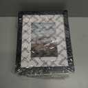 PEALSN 8x10 Picture Frame Set of 6, Display Picture 5x7 with Mat or 8x10 Without Mat, Black Woodgrain